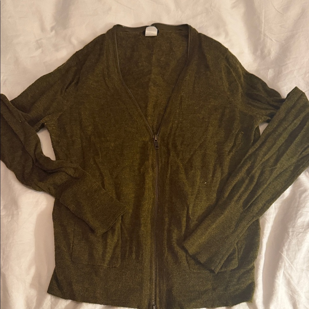 Crew Olive Green Women's Sweater